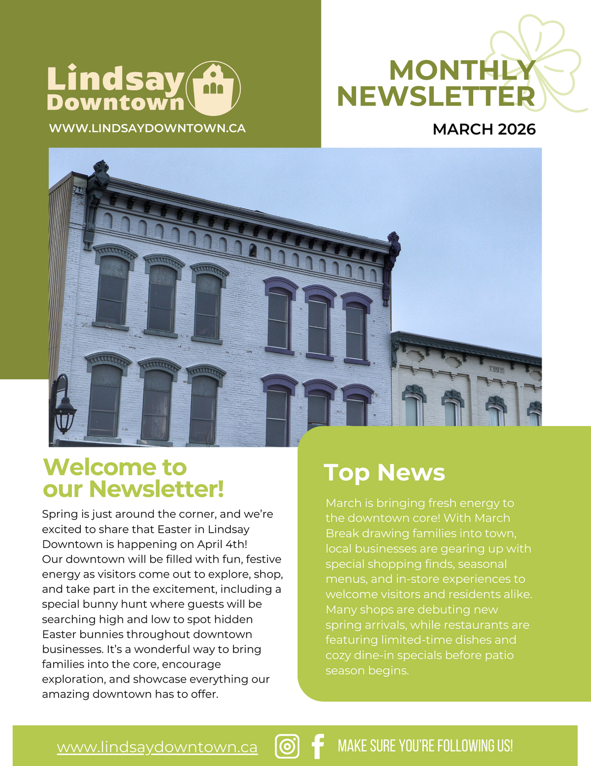 March 2026 Newsletter hero