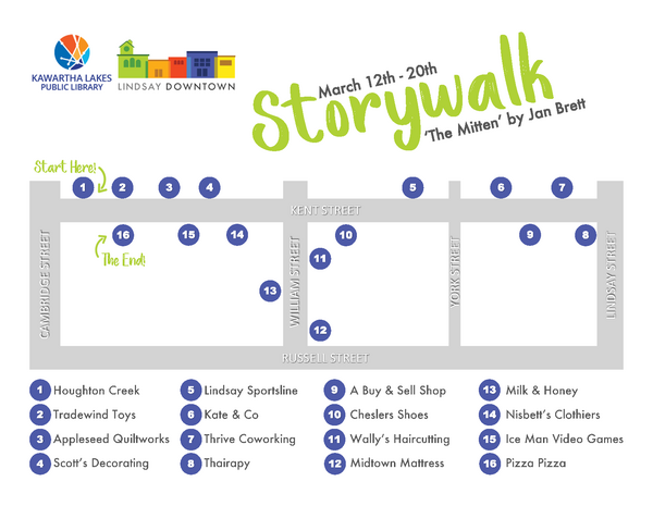 Downtown Lindsay Storywalk