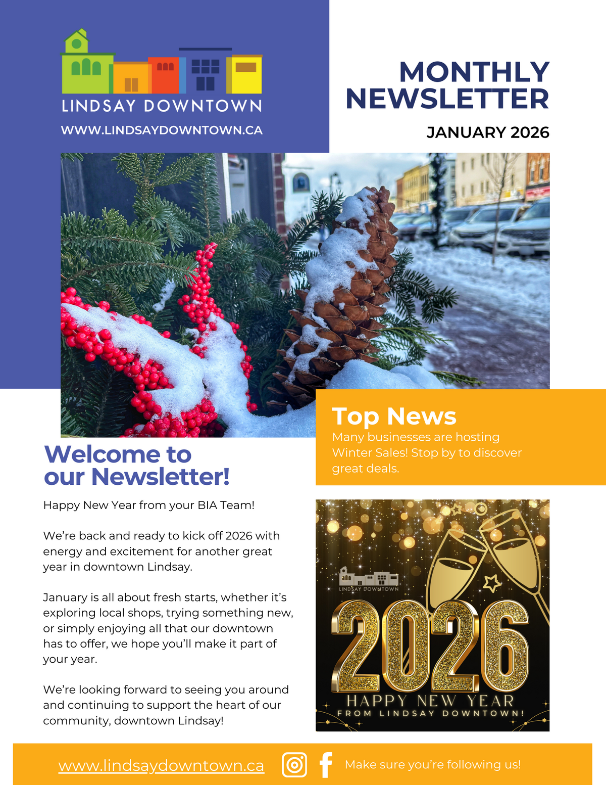 January 2026 Newsletter hero