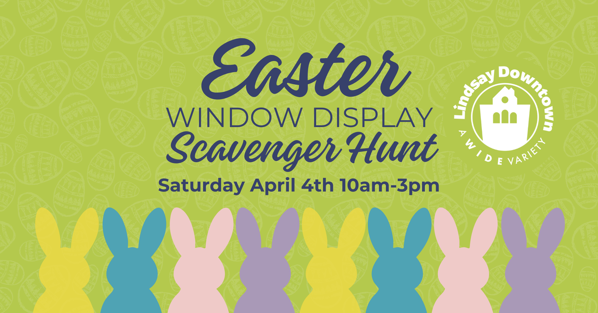 Easter Window Display Scavenger Hunt 2026